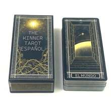 一套西班牙语 Kinder 塔罗牌，带占卜棋盘游戏，适合万圣节、圣诞节礼物，适合家庭聚会娱乐