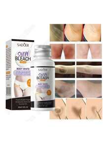Crema blanqueadora De Partes íntimas Suero blanqueador de axilas Blanqueador de glúteos y rodillas Aclarador Sadoer - Blanco - Ver 2
