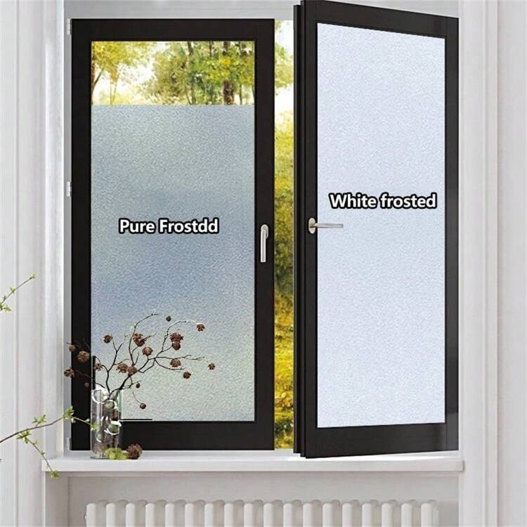3m X 60cm Adesivo Jateado Liso Fosco Para Vidro Box Sacada Janela e Porta Elimina a Visão Sem Tirar a Luz - Branco - Visão 2