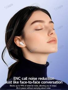 WoSD Wireless Earbuds, Couples Earphones, Dual Wireless Headphones With Charging Case, LED Display, Touch Control, Remote Control, Rechargeable Lithium Polymer Battery - one-size - View 8