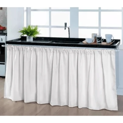 Cortina Pia Cozinha 2,80mts x 0,80cm Lindas Cores Decoração