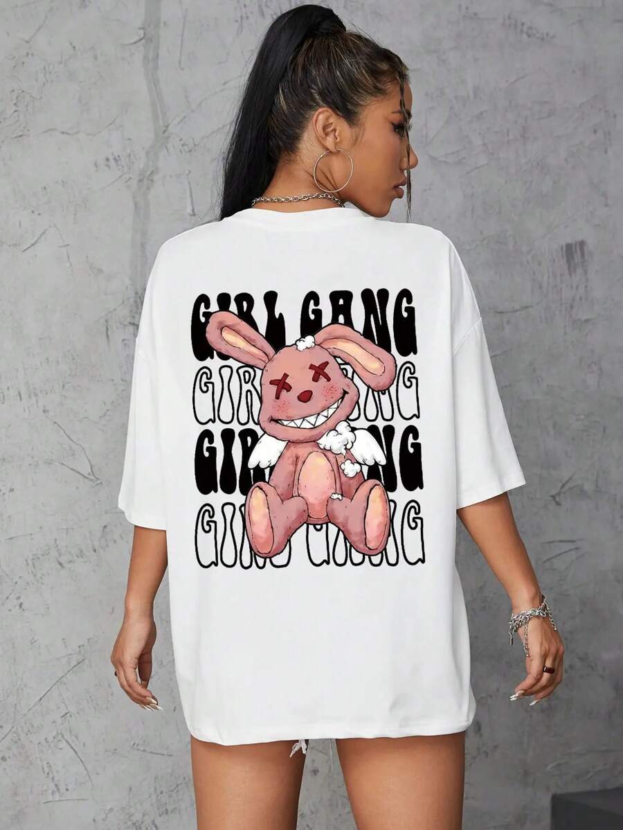 Unisex T-Shirt Women Men Basic T-Shirt - 白色 - 查看 1