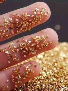 10g/100g Glass Glitter Flakes, Suitable For Arts & Crafts, Resin Art, Asymmetrical Metal Glass Sprinkling, Glitter, Vase Filler, Jewelry Making, Asymmetrical Glass Crack Stone, Epoxy Resin Mold Craft Decoration Filler, Jewelry Making Supplies - Broken Glass Craft Sequins - View 3