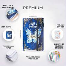 1 份 2025 计划表：2025 年月度、每周和每日计划表，用于规划您的成功 - A5 尺寸精装随时开始并实现您的目标