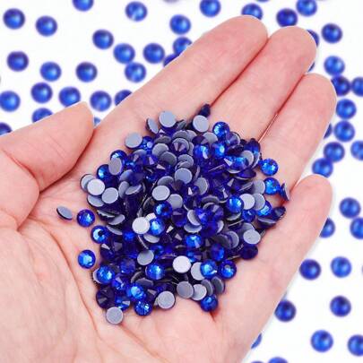 1440pcs SS3 - SS30 Flat Back Round Glass Hotfix Rhinestones, For Clothing, Shoes, Hats, Jewelry Accessories