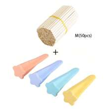 Natural Wood Craft Sticks #50pcs For Diy Handmade Projects, Birch Wood Popsicle Sticks