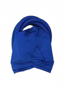 1pc African Style Handmade Flower Headdress, Luxurious Women Headscarf, Elegant For Important Occasions - Multicolor - View 9