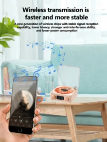 白噪音扬声器投影仪情绪灯、无线音响系统女士礼物