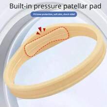 2pcs Elastic Knee Brace, Patella Protector, Suitable For Outdoor, Cycling, Basketball, Breathable Compression Knee Strap, Adjustable Tendon Stretcher - Multicolor - View 5