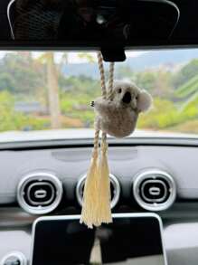 3pcs Car Ornament Cute Koala Interior Rearview Mirror Pendant Interior Decoration - one-size - View 7