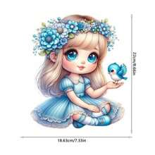 1 件/2 件/3 件熨烫贴纸和补丁，适用于小女孩和动物 - 熨烫贴花、热转印、T 恤、牛仔裤、背包、枕头、连帽衫、帆布袋、服装定制 DIY - 彩色 - 查看 3