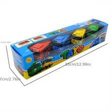 1 件和 4 件迷你校车 - 反弹迷你巴士拼图套装玩具