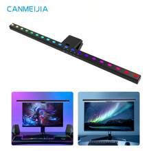 CANMEIJIA Dimmable LED Double-Sided Backlit Display Monitor Lamp With Touch Control, Flat/Curved Panel, 44cm/40cm/60cm/33cm, Magnetic Suspension, USB Powered, 7-Color RGB/3-Color Adjustable, Memory Function, Eye-Care, Suitable For Gaming, Movie, Reading, Office, Desk, Computer, Bookshelf, Reading Light, Ambient Lighting - Đèn treo màn hình - Xem 11
