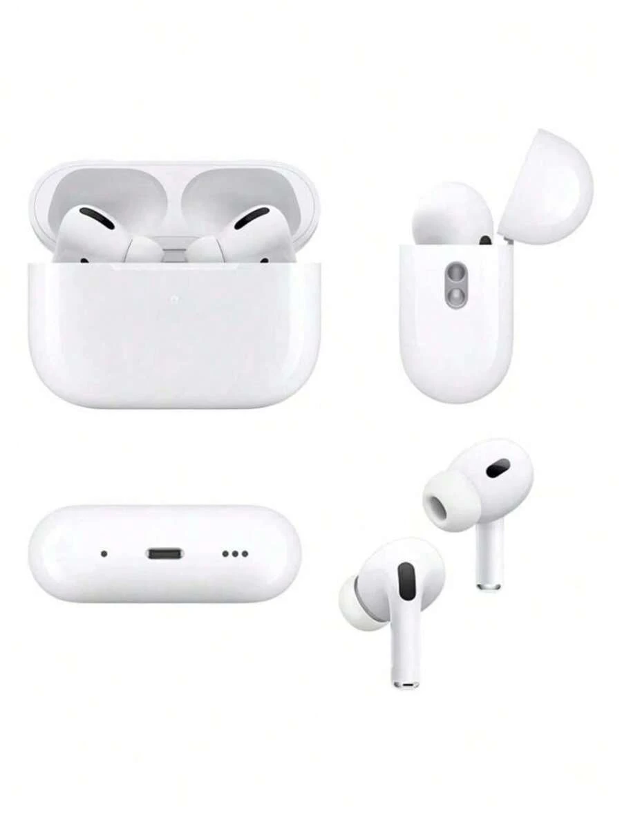 AirPods Pro 2da Generación Compatible Con iPhone Audífonos Bluetooth - Blanco - Ver 1