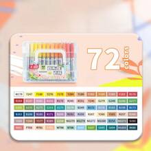 直液体丙烯酸马克笔软头不透明水彩铅笔防水 DIY 涂鸦彩色绘画笔