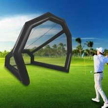 kangten Golf Hitting Net 3M Foldable Golf Driving Training Net Practice Cage Driving Net - 黑色 - 查看 2