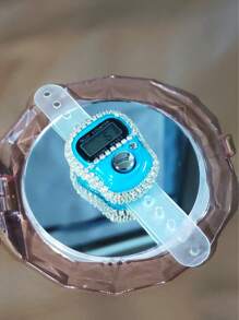 1 pieza Contador electrónico LCD de 5 dígitos con pantalla numérica, contador de dedos compacto, adecuado para entrenamiento deportivo - Multicolor - Ver 13