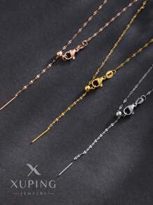 XUPING JEWELRY 1pc Adjustable Delicate Choker Necklace, Versatile Simple Handcraft Decoration Suitable For Daily Wear - Chain - View 1