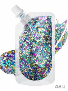 1入 節慶慶典身體亮粉 - 全息亮粉節慶彩妝臉部美人魚亮粉粉末閃光凝膠 - 適合DIY臉部閃亮彩妝。節慶配件、生日派對、慶祝禮物。 - 彩色 - 查看 12