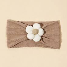 5 种颜色婴儿花朵头带，柔软女婴头带尼龙头带，适合女婴婴儿洗澡，适合新生儿婴幼儿的花朵发饰 - 彩色 - 查看 9