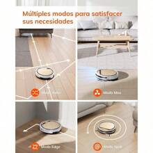 ILIFE V5s Plus Robot Aspirador y Mopa Combo, Funciona con 2.4G Wi-Fi/App/Alexa, Robot Aspirador Automático Autocargable, Delgado y Silencioso (V5s Pro Upgrade) - Tipo de Enchufe A USA (110-127V) - Ver 6