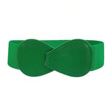 1pc Women's Elastic Waist Belt, Daily Work Dress Decoration, Cardigan Waist Cincher Accessory, Plus Size Summer, School Fall, Autumn, Halloween - A piece of - View 36