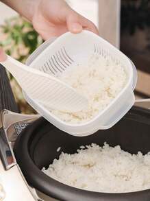 4 piezas de contenedores de almacenamiento de alimentos de plástico con tapas, contenedores de guardado para vegetales y frutas con asa y cesta coladora, contenedores transparentes reutilizables para frutas, verduras y productos secos - Almacenamiento multifuncional