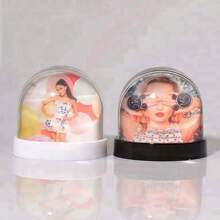 定制水球雪球照片。热升华液体相框铝板DIY打印。可灌装自来水或纯净水。雪花球。适用于婚礼、茶室、家居、花园、办公室、周年纪念、情人节、母亲节、生日、父亲节、毕业典礼、婚礼、乔迁之喜。 - 彩色 - 查看 5