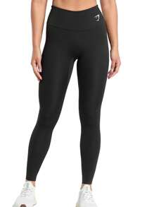 GYMSHARK Training 7/8 Leggings - Black - View 2