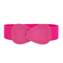 1pc Women's Elastic Waist Belt, Daily Work Dress Decoration, Cardigan Waist Cincher Accessory, Plus Size Summer, School Fall, Autumn, Halloween - A piece of - View 29