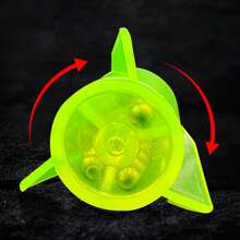 12 件/套 鱼饵插入管摇铃鱼体重塑料吵闹珠发声管适用于鲶鱼鲈鱼梭鱼