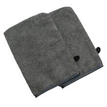 6 pièces Gants de bain doux en moufle, gants exfoliants microfibre pour le corps, gants réutilisables pour le démaquillage, style européen, 15 x 20 cm