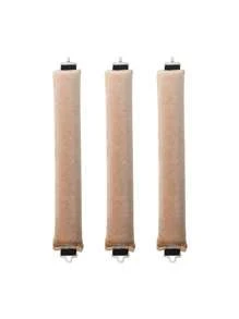 1 pieza /Set de 3 rodillos para el cabello, rodillos rizadores sin calor de satén, diadema rizadora y rizador caliente, elásticos, suaves y duraderos para dormir