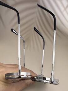 2pcs Men/Women Fashion Geometric Polygon Fashion Glasses, Metal Frame Decoration Outdoor Indoor Street Style Glasses, Black/Gold/Silver/Brown Color, Suitable For All Seasons, Thickened Frame With Ventilation Holes - 1*銀/灰+1*銀/漸綠 - 查看 9