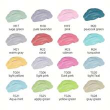 45 Colors Pigment Paste (1.76oz Paste/Jar) Highly Concentration Opaque Drop Glue For Ocean Waves & Water UV Epoxy Resin Dye Colorful Creative Fashion Jewelry Making Accessories - Multicolor - View 3