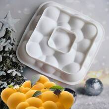 1 件 3D 泡泡天空云硅胶蛋糕模具白色，烘焙模具，慕斯戚风糕点蛋糕，平底锅，饼干，糖果，冰淇淋，果冻，布朗尼，曲奇 - 白色 - 查看 3