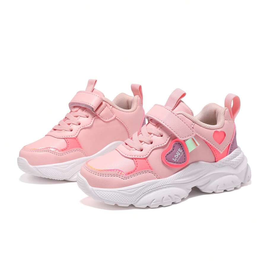 Kids Sports Shoes, Girls Sneakers, Lightweight Comfortable Versatile Cute Casual Shoes, Running Shoes, School Campus Shoes