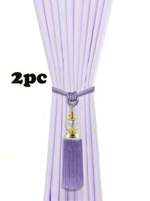 1pc/2pcs Luxury Crystal Pendant Tassel Tie Backs, Multi-Color Options, Suitable For Curtain Fixation And Decoration Gifts Birthday Graduation - Crystal Pendant - View 15