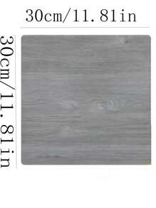 1 Stück dicke, verschleißfeste selbstklebende Holzmaserung Bodenaufkleber. Wasserdicht, feuchtigkeitsbeständig, schwer durchdringbar, leicht zu pflegen. B1 Brandschutzzertifizierung. Selbstklebend mit Abdeckfolie, abziehen und aufkleben. Wasserdicht, schmutzabweisende UV-Schutzschicht an der Oberfläche. Verschleißfest, kratzfest, Oberflächenschutzschicht schützt den Boden, langanhaltend. Küchenzubehör, Küche, Küchenutensilien, Küchendekoration, Bodenfliesen, Bodenbelag - Hellgrau - Übersicht 2