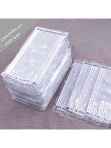 20个/包一次性四层无纺布口罩，防尘防雾霾，活性炭，适合所有季节 - 彩色 - 查看 11