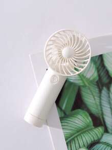 AOYI Customizable LOGO 500mAh Rechargeable Portable Handheld Mini Fan With 3-Speed Adjustment, Comes With USB Charging Cable And Lanyard