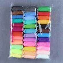 1 set de 36 colores de arcilla ultraligera para modelos y figuritas, masa de modelar colorida, mejora la habilidad de las manos (incluye herramientas)