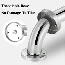 Bathroom Tub Toilet Handrail Grab Bar Shower Safety Support Handle Towel Rack Hower Handle Safety Helping Handle Towel Rack - 30cm - View 6