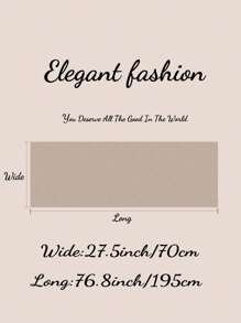 1条桑蚕丝刺绣围巾，手工花卉刺绣披肩，长款旗袍围巾