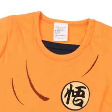 Suave body para bebé con bordado Mod. G O K U para primavera y otoño. - Naranja - Ver 5