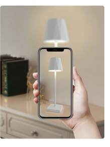 1pc Cordless Rechargeable Lamp With Touch Sensor Control, 3-Color Dimmable LED Light, Suitable For Bedroom, Desk, Cafe, Bedside, Outdoor, Living Room