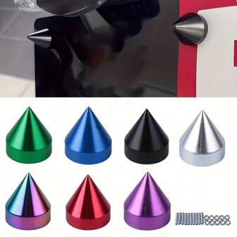 10 stuks/set JDM Racing Car Aluminium Taps Toelopende Kentekenplaat Bouten/Moeren M6 Schroeven Bevestigingsmiddel Automobiel Decoratieve Accessoires