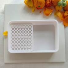 3pcs/Set Polymer Clay Cutters Cornstarch Container Precise, DIY Tool Box For Pottery, Ceramic, Jewelry Making - White - View 6