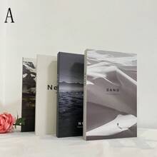 4 件可折叠装饰假书，简约设计，家居装饰道具最佳礼物