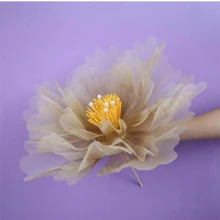 1pc 40cm Artificial Large Peony Flower Arch Decor, Party Wedding Photography Backdrop Prop, Handmade Art DIY Indoor Outdoor Wedding Decoration (Excluding Leaves And Stand) - Multicolor - View 5